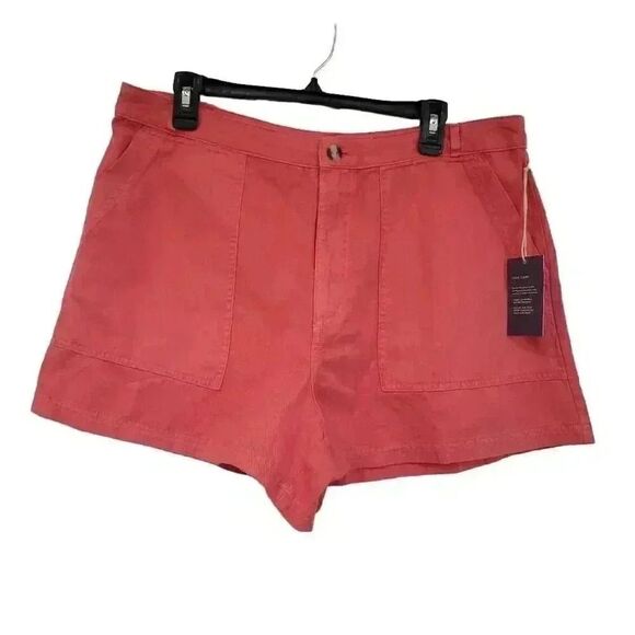 Universal Thread Women's Watermelon Cotton Utility Shorts NEW - Picture 2 of 10